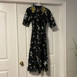 Rickie Freeman for Teri Jon Black Floral Dress | Poshmark
