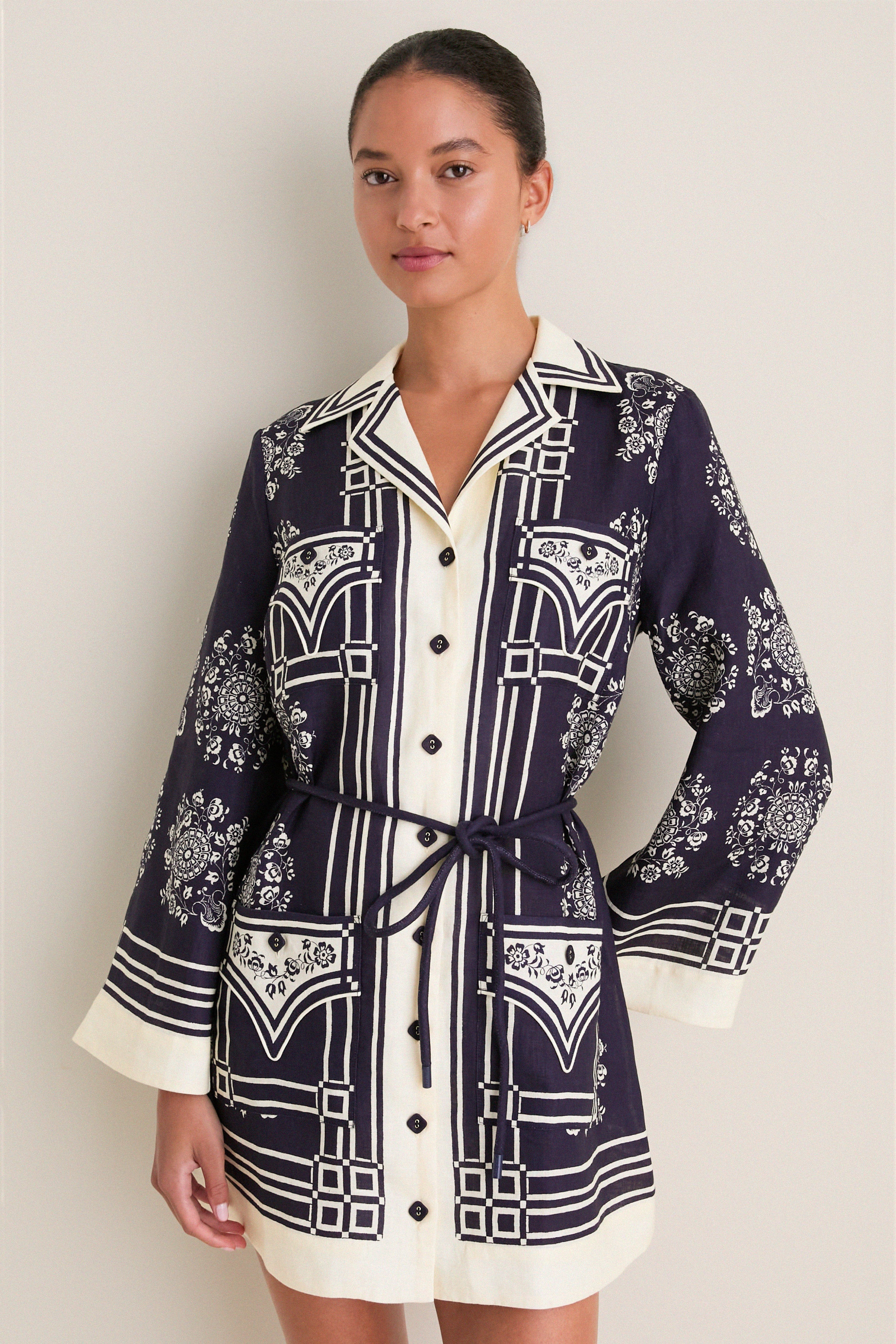 Ink Banderra Mini Dress | Tuckernuck (US)