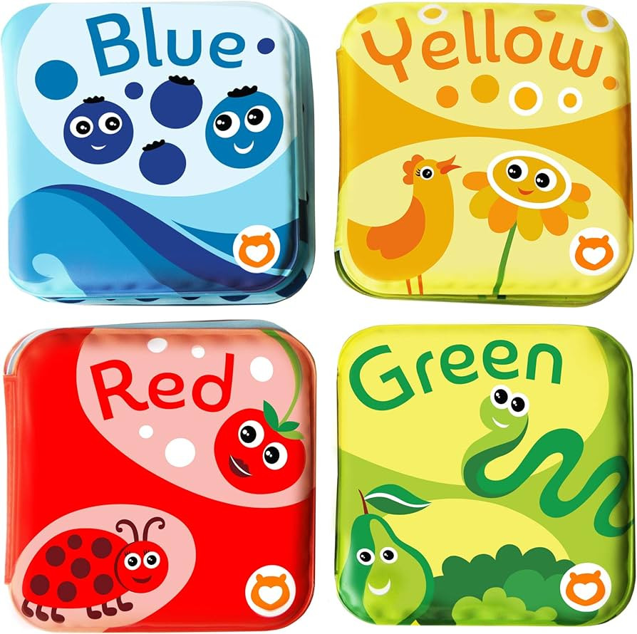 BabyBibi Floating Baby Bath Books for Baby. Kids Learning Bath Toys. Waterproof Bathtime Toys for... | Amazon (US)