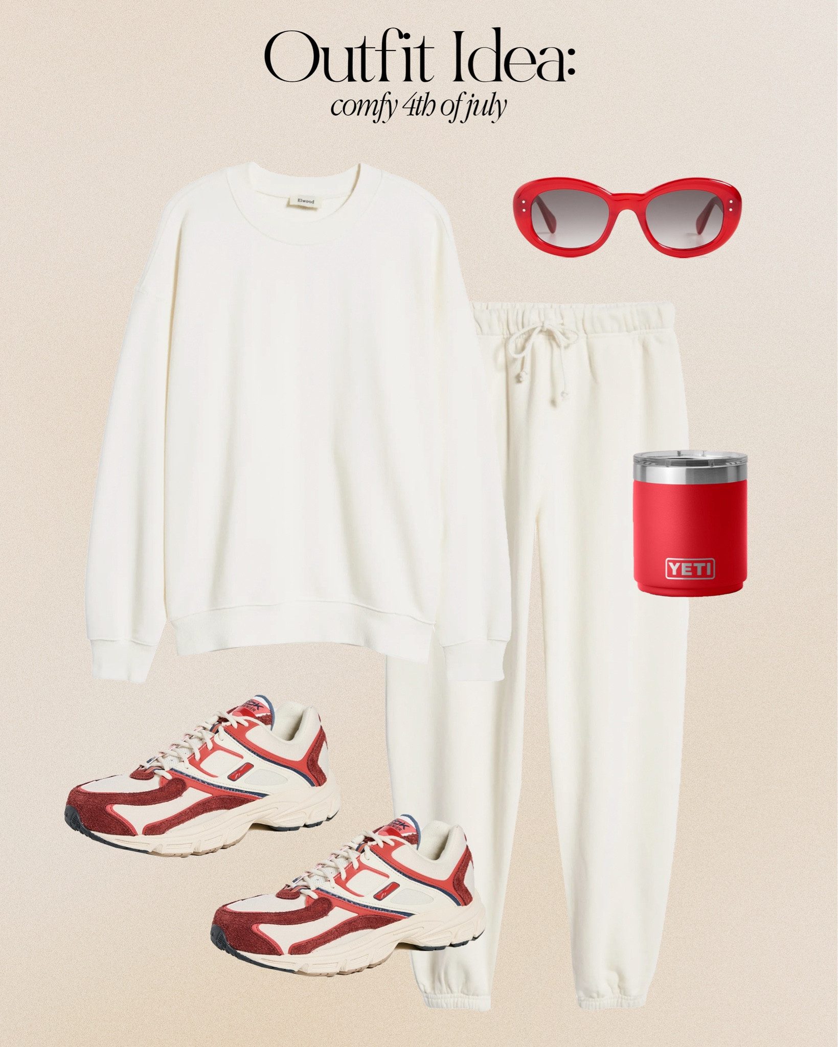 Comfy 4th of July outfit idea ❤️