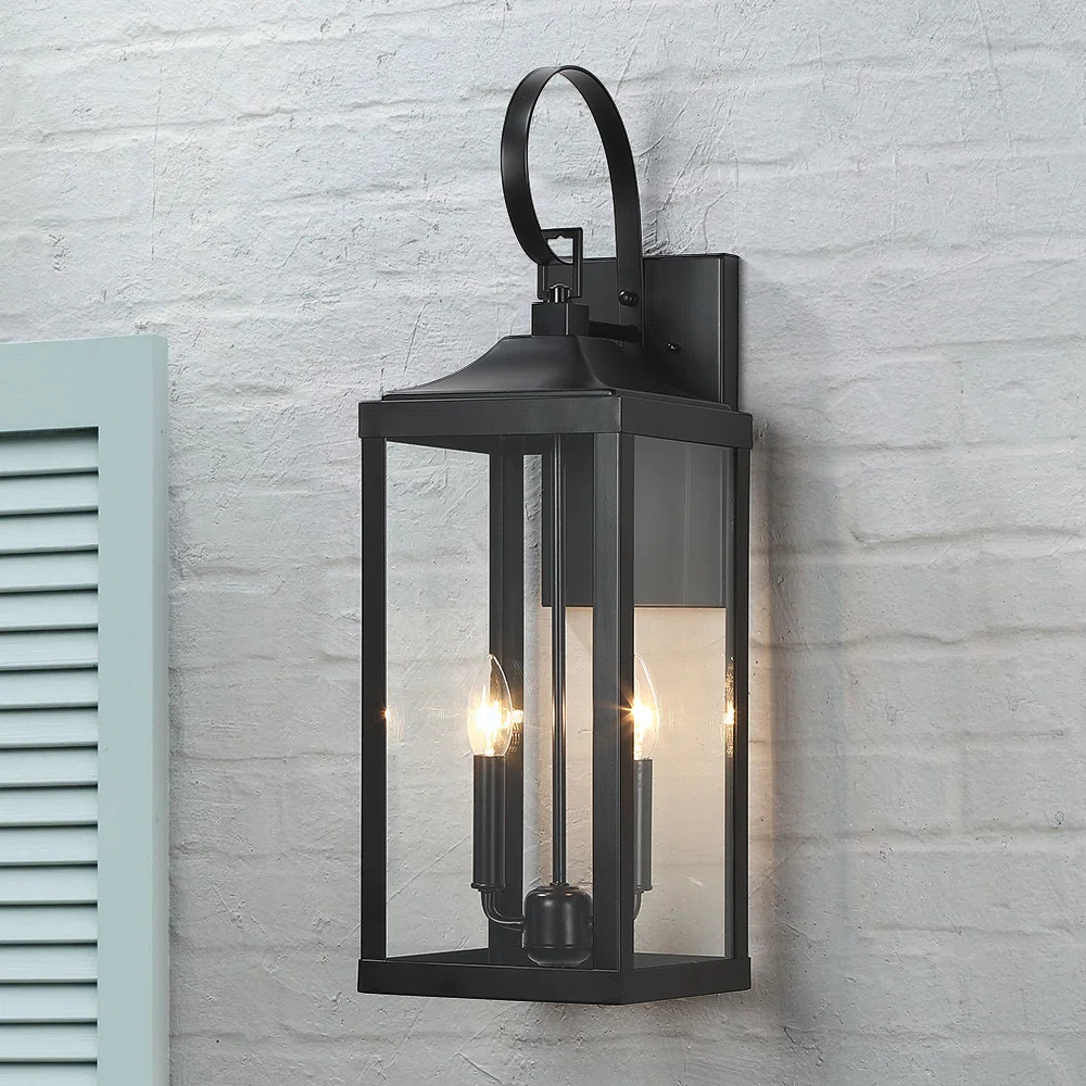 Gaudencia 2 - Bulb 25.74'' H Outdoor Wall Lantern | Wayfair North America