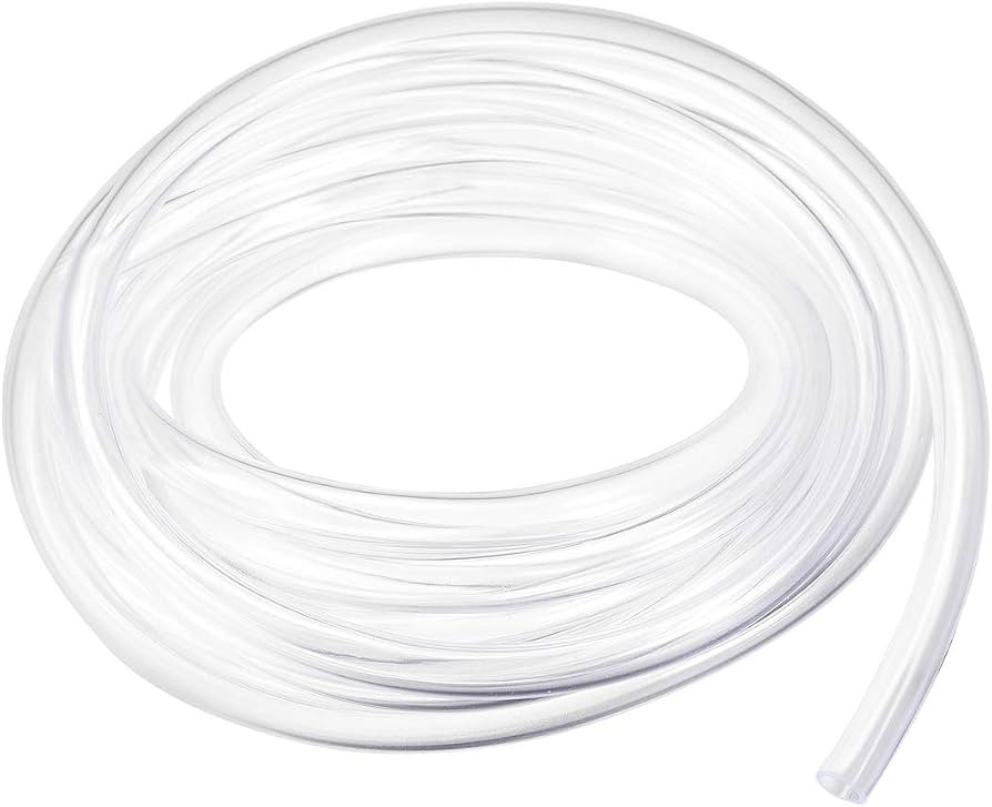 uxcell PVC Hose Tube, 6mm(0.23") ID x 8mm(0.31") OD 3 Meter 9.8ft Clear Vinyl Tubing, Plastic Fle... | Amazon (US)