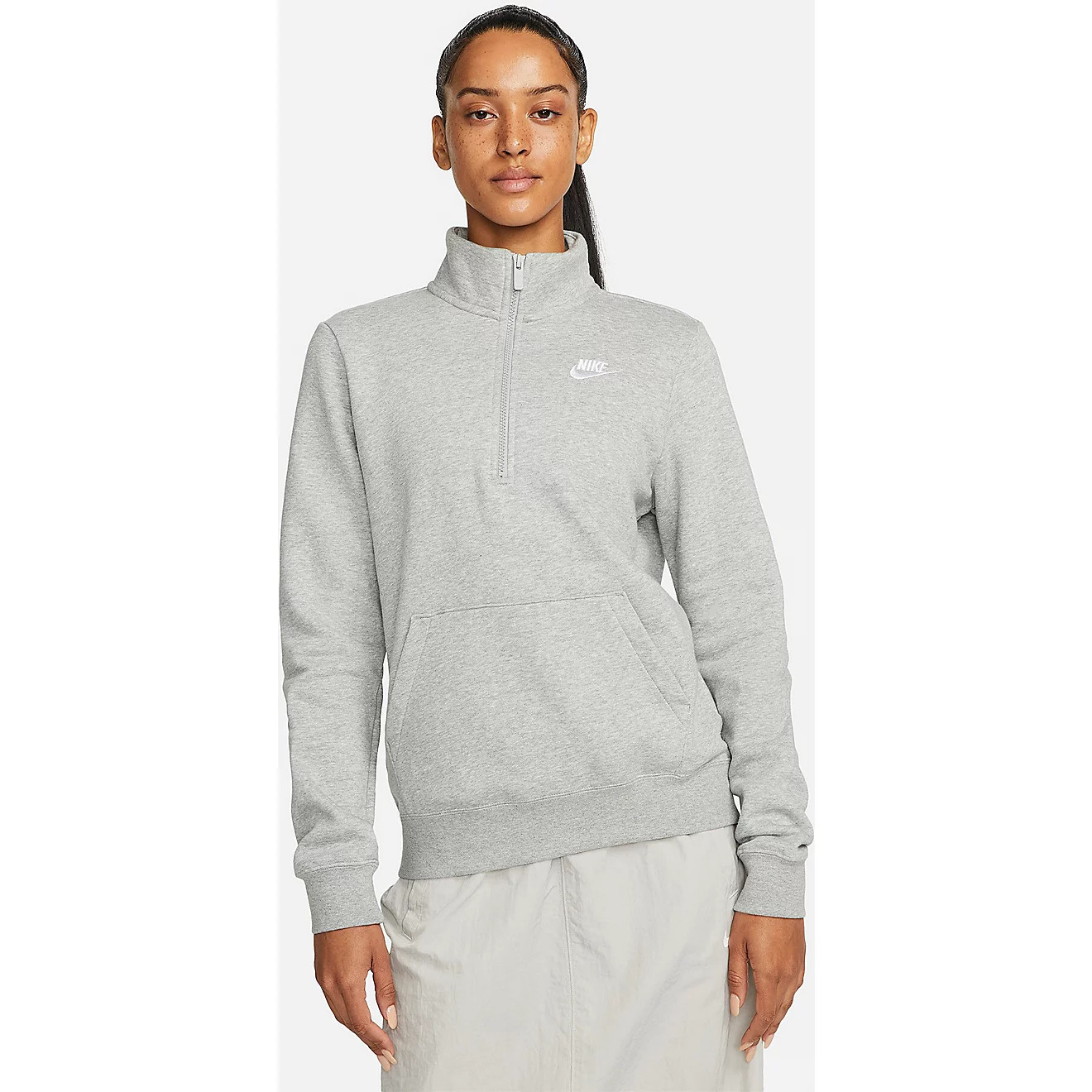 Nike Women's Club Fleece 1/4-Zip Pullover Sweatshirt | Academy Sports + Outdoors
