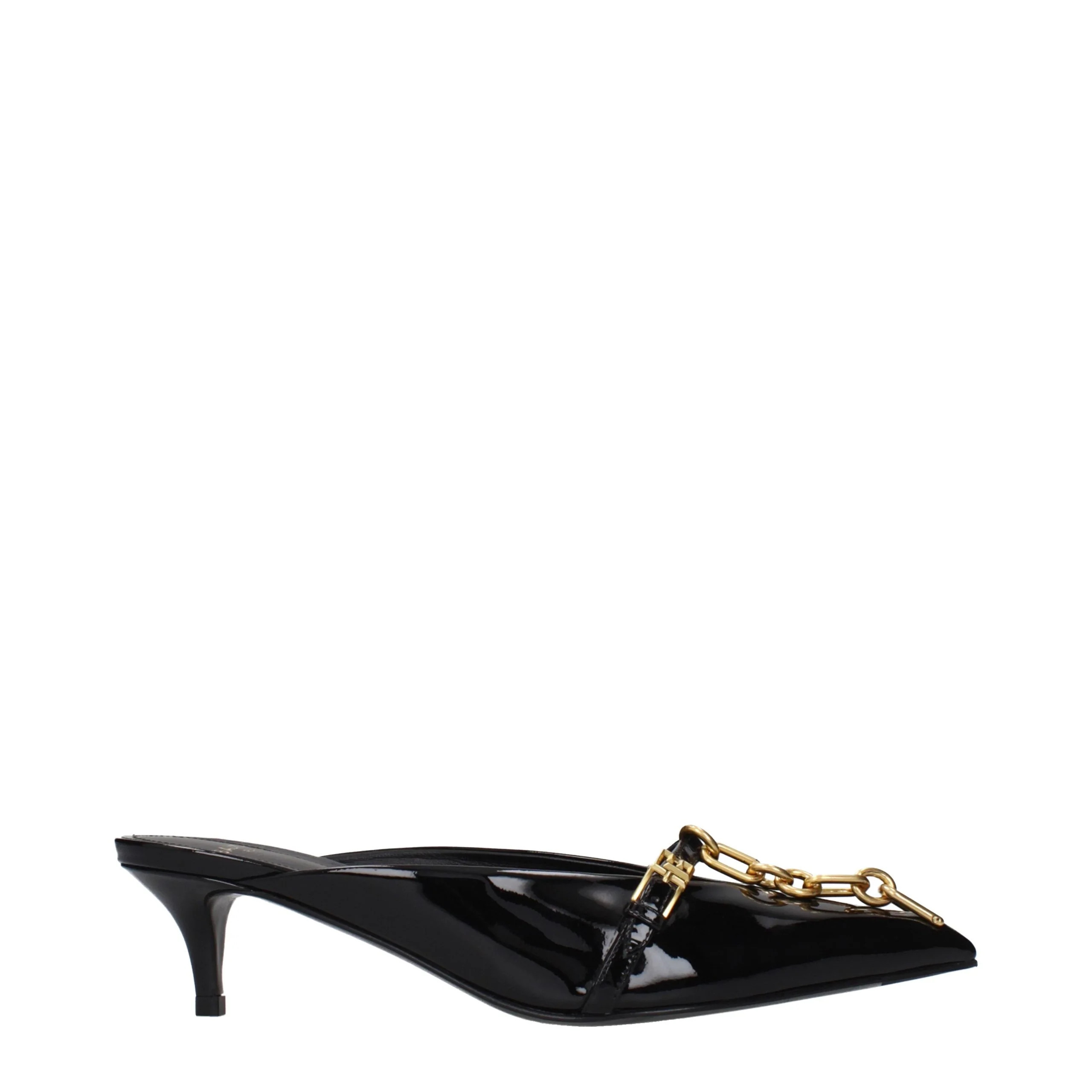 Balmain Patent Leather Heel — Black - EU38.5/US8.5 | Italist Inc.