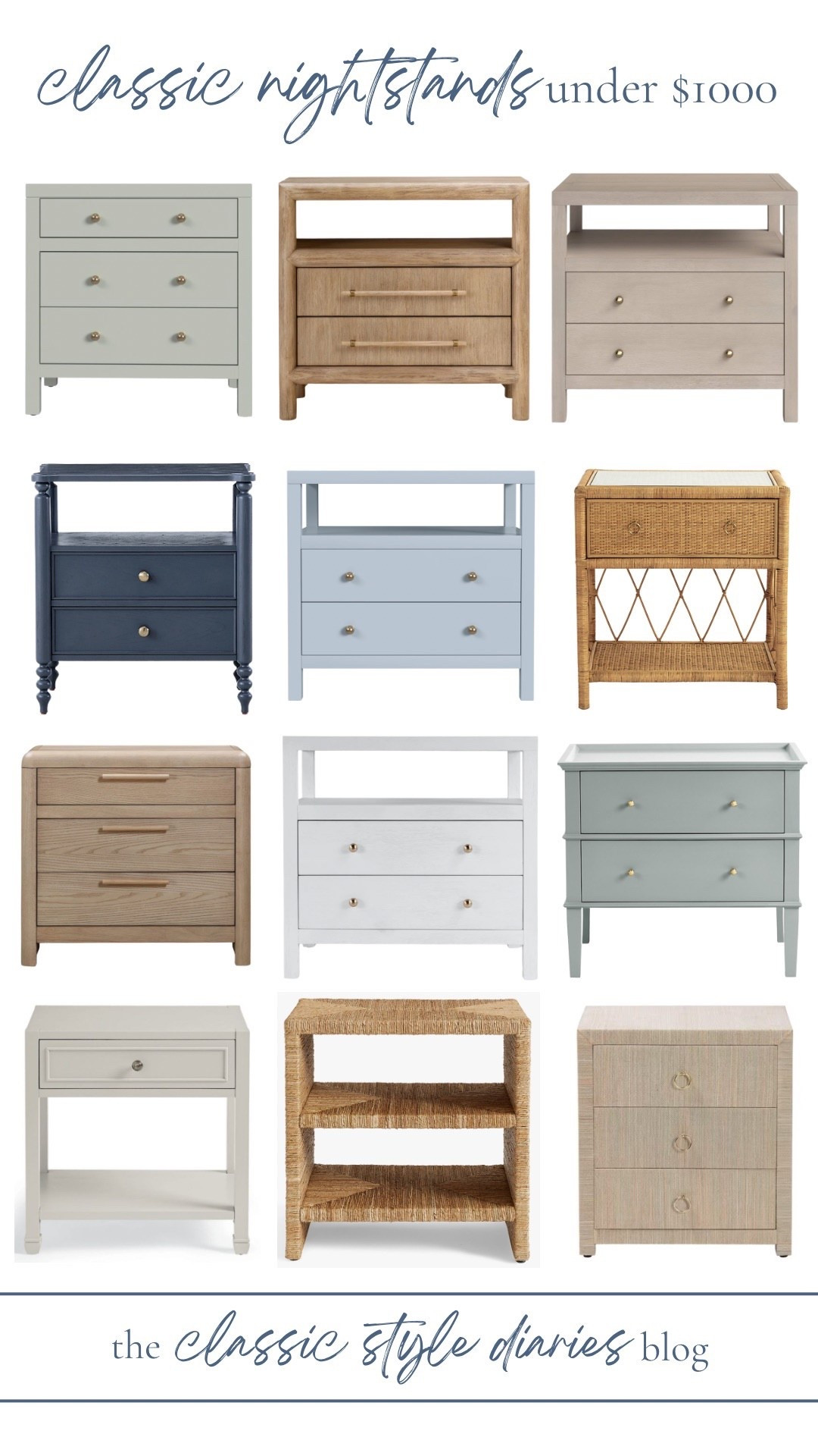 Good nightstands have qualities that can sometimes make them really pricey. Large scale, good materials, storage, classic hardware. All of these are great options under $1000! 

#LTKSaleAlert #LTKHome