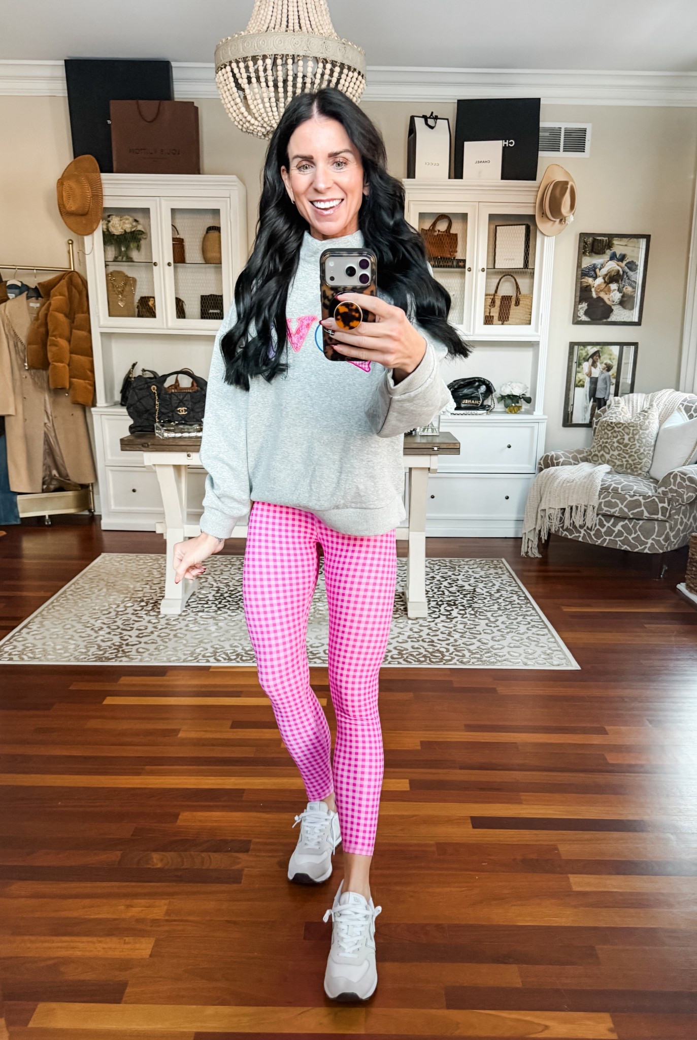 Small leggings 
Medium sweatshirtt

#LTKActive #LTKfitnessgoals #LTKFindsUnder50