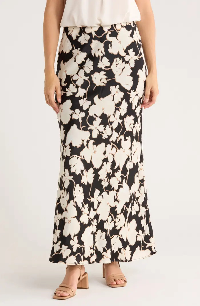 NORDSTROM RACK Textured Satin Bias Maxi Skirt | Nordstromrack | Nordstrom Rack