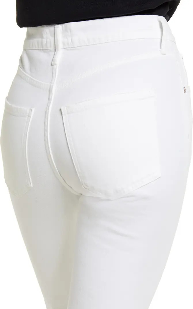 Riley High Waist Crop Straight Leg Jeans | Nordstrom