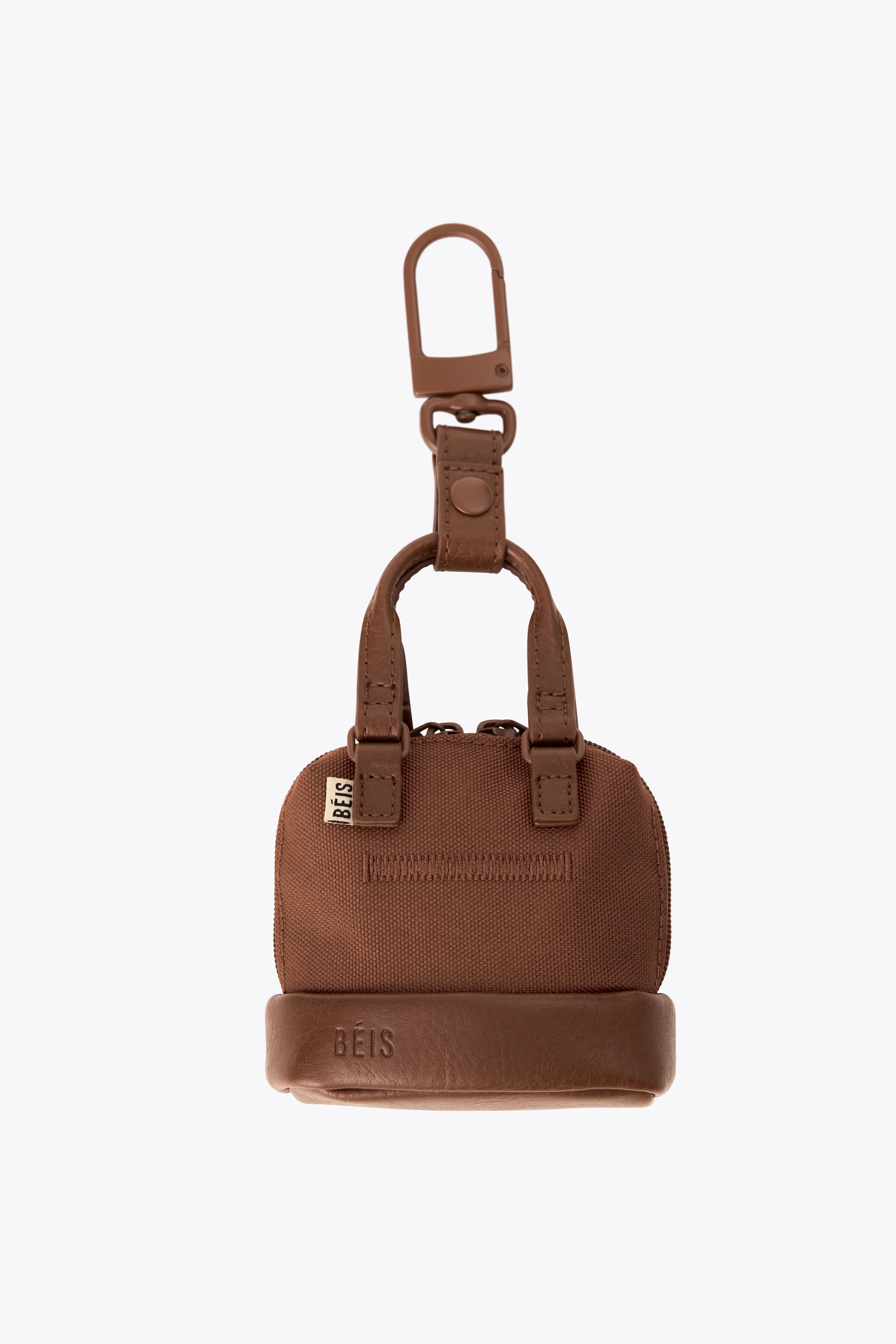 The Micro Weekender Charm in Maple | BEIS