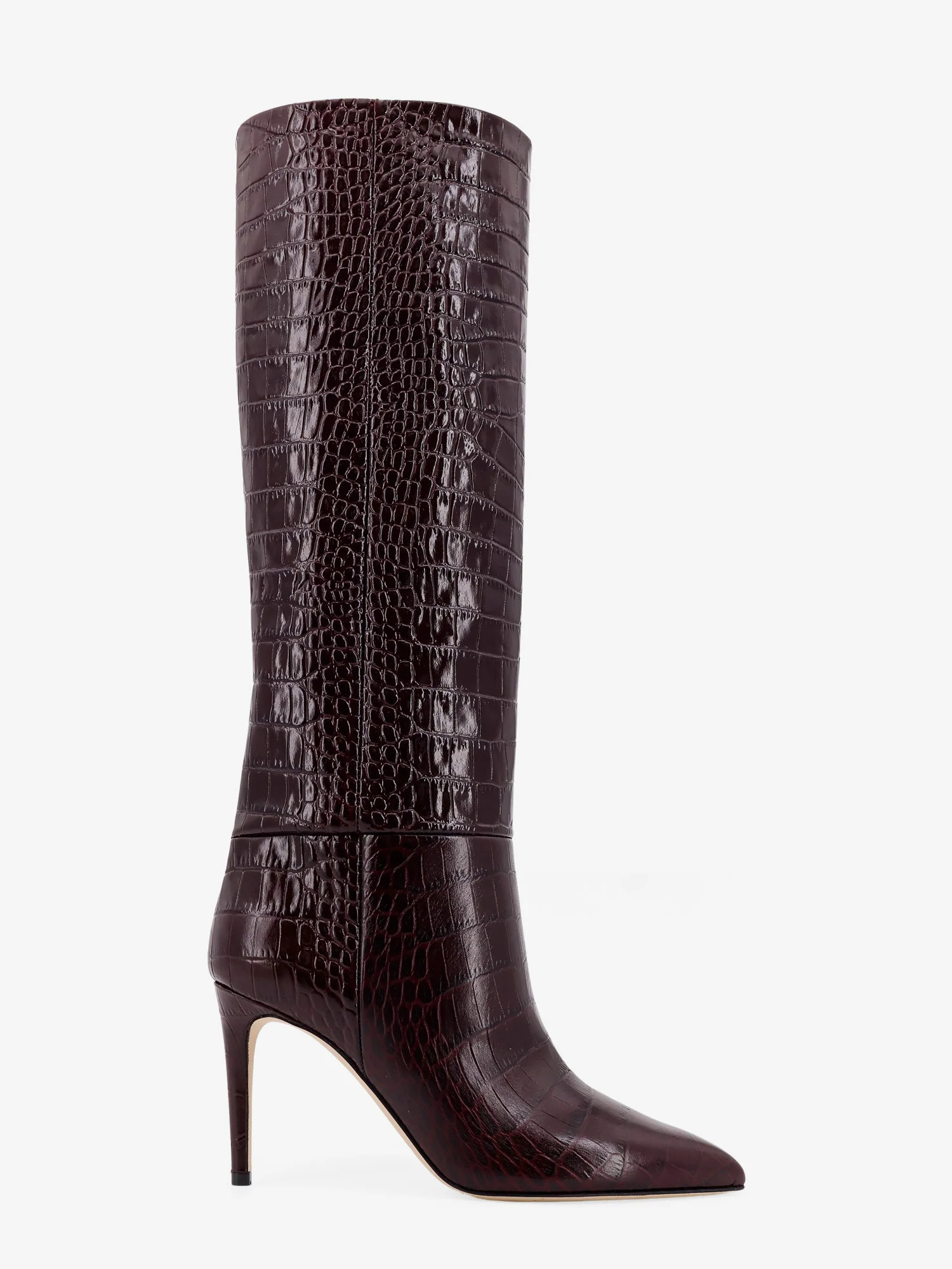 Stiletto Embossed Croco leather boots - PARIS TEXAS - gender_Woman | Nugnes 1920