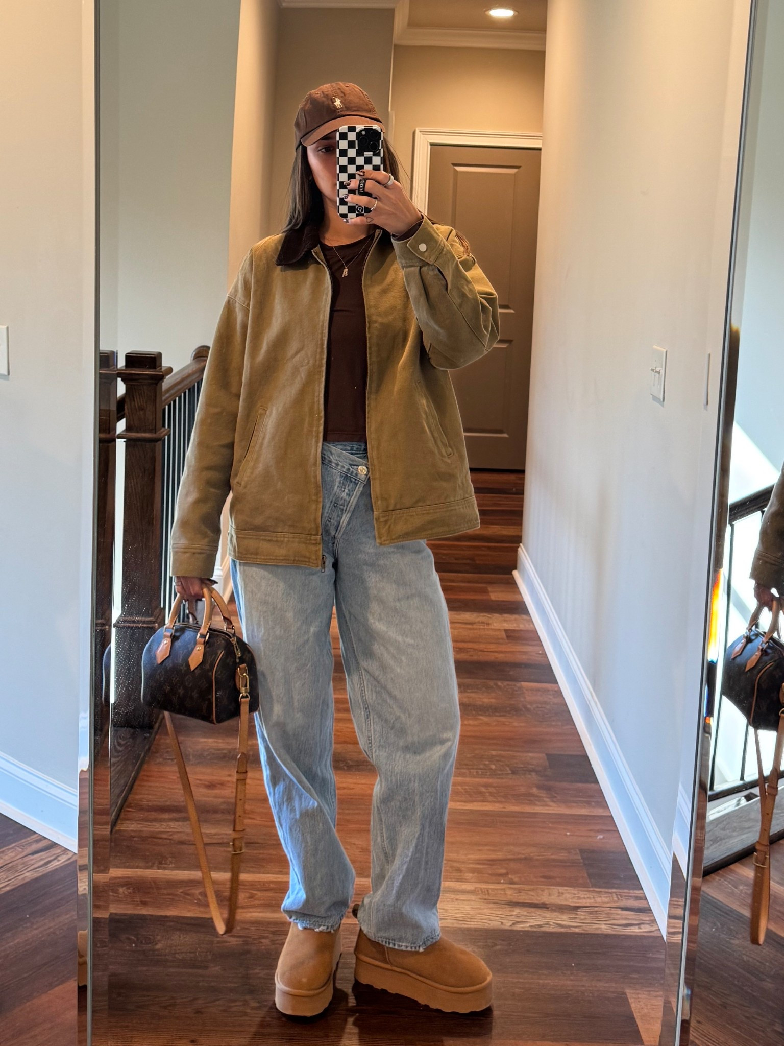 Winter outfit 
Outfit inspo 
Cold weather outfit 
Ootd
Barn jacket 
Platform ugg boots

#LTKootd #LTKSeasonal