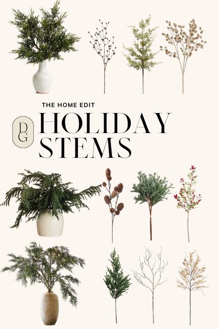 Holiday stems I love // winter stems, holiday greenery, holiday console styling, holiday entryway styling, holiday decor, winter decor, winter vase filler, holiday vase filler

#LTKhome #LTKHoliday #LTKSeasonal