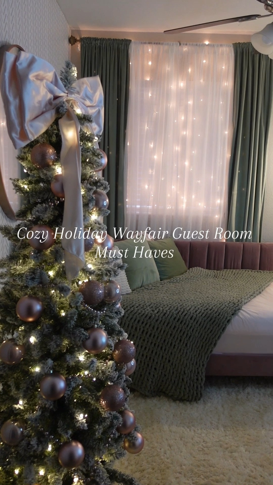 #ad Turning my home into a warm holiday retreat with pieces from @Wayfair. From soft textures to timeless décor, it’s all about comfort, calm, and cozy vibes this season! 
#wayfairpartner #wayfair #wayfaircreator