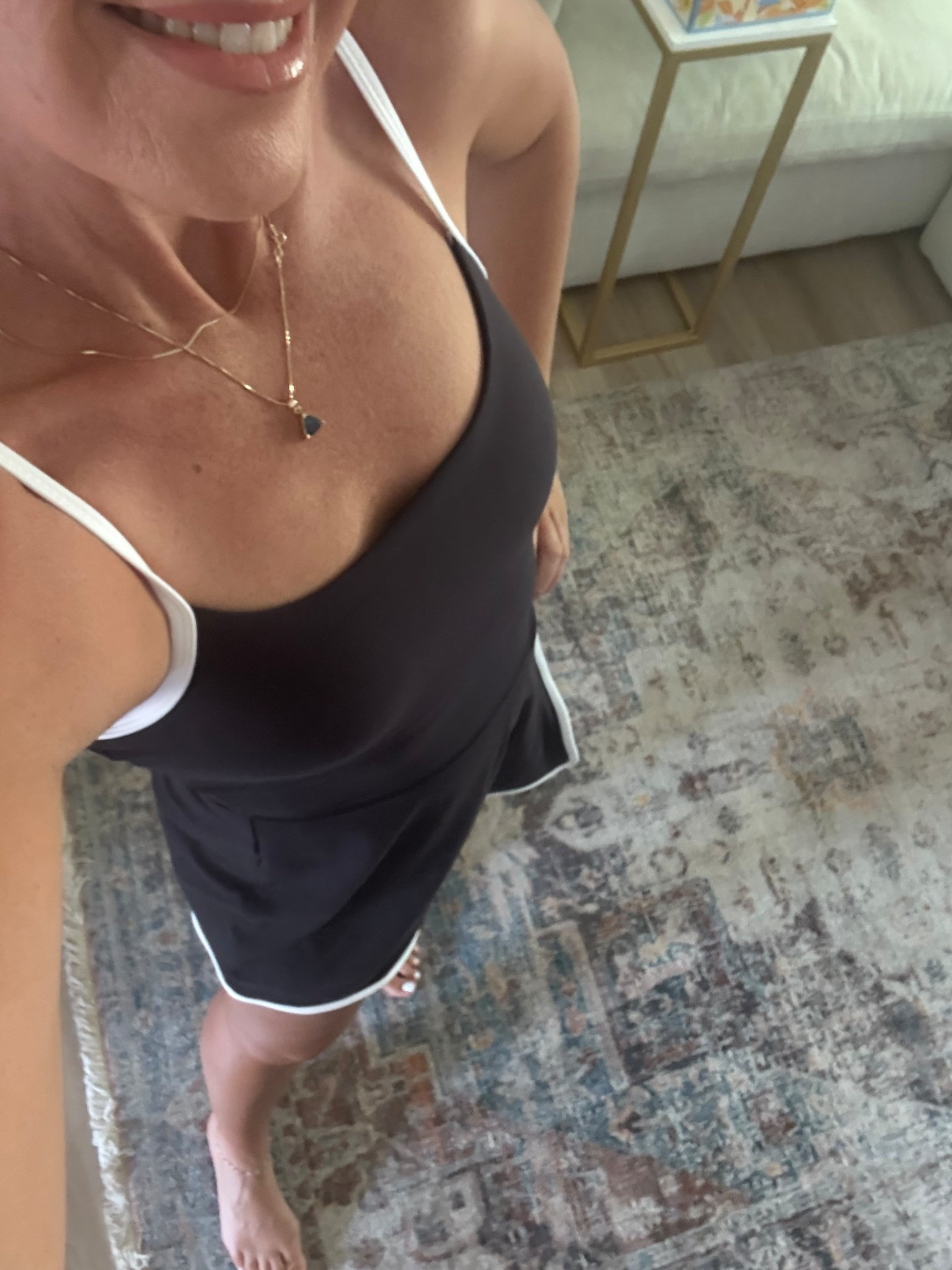 Athletic dress with side slit, shorts have pockets. Perfect for my golf girls 
Wearing size small

#LTKStyleTip #LTKOver40 #LTKActive