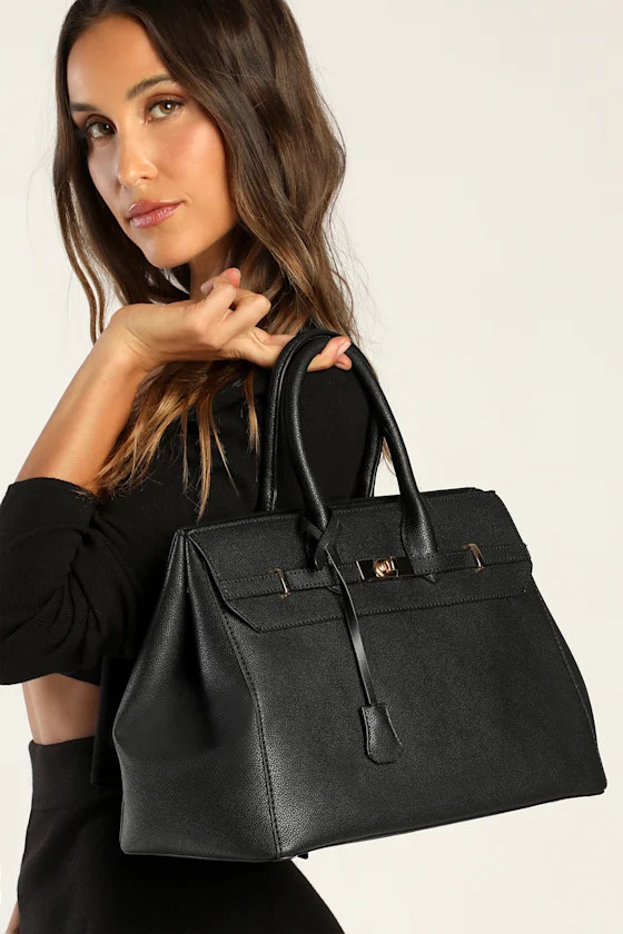 Big Time Style Black Tote Bag | Lulus (US)