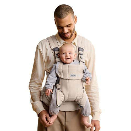 BabyBjörn Baby Carrier Harmony, Woven mélange, Light Beige | 3-in-1 Ergonomic Baby Carrier; Newborn, Facing-in, Outward-Facing, and Back Carrying Positions Supported (7-40 lbs), Newborn to Toddler | Amazon (US)