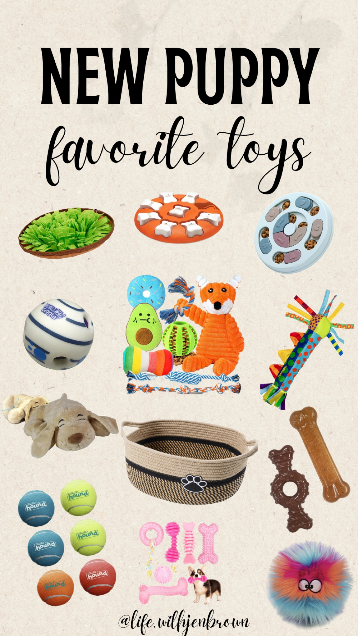 Our new puppy has been loving these toys! Keeps her busy, and out of trouble 😜

New puppy finds | dog toys | chew toys | new puppy purchases | new dog | toy finds | Amazon finds 

#LTKhome #LTKGiftGuide