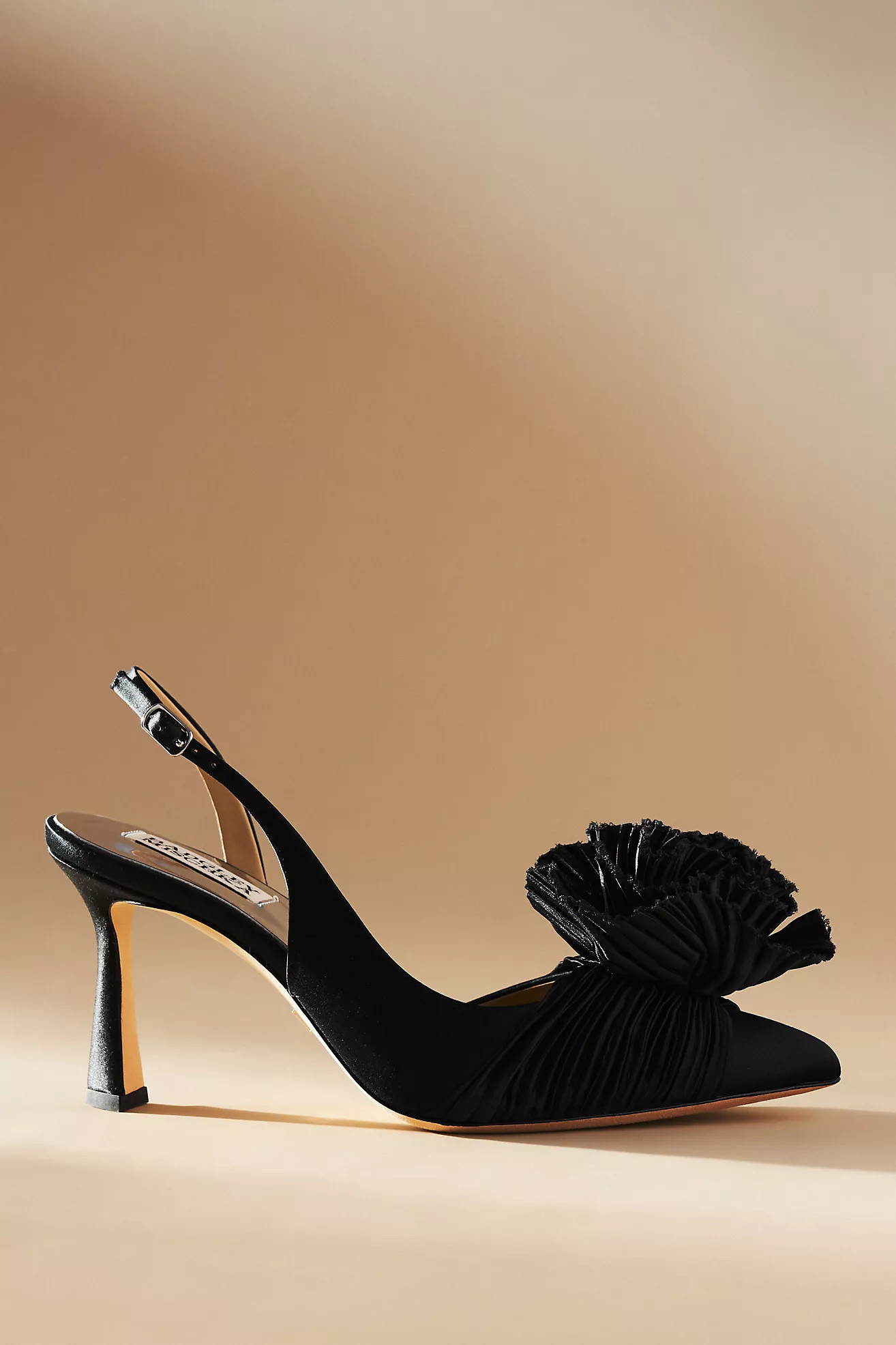 Badgley Mischka Blaire Rosette Heels | Anthropologie (US)
