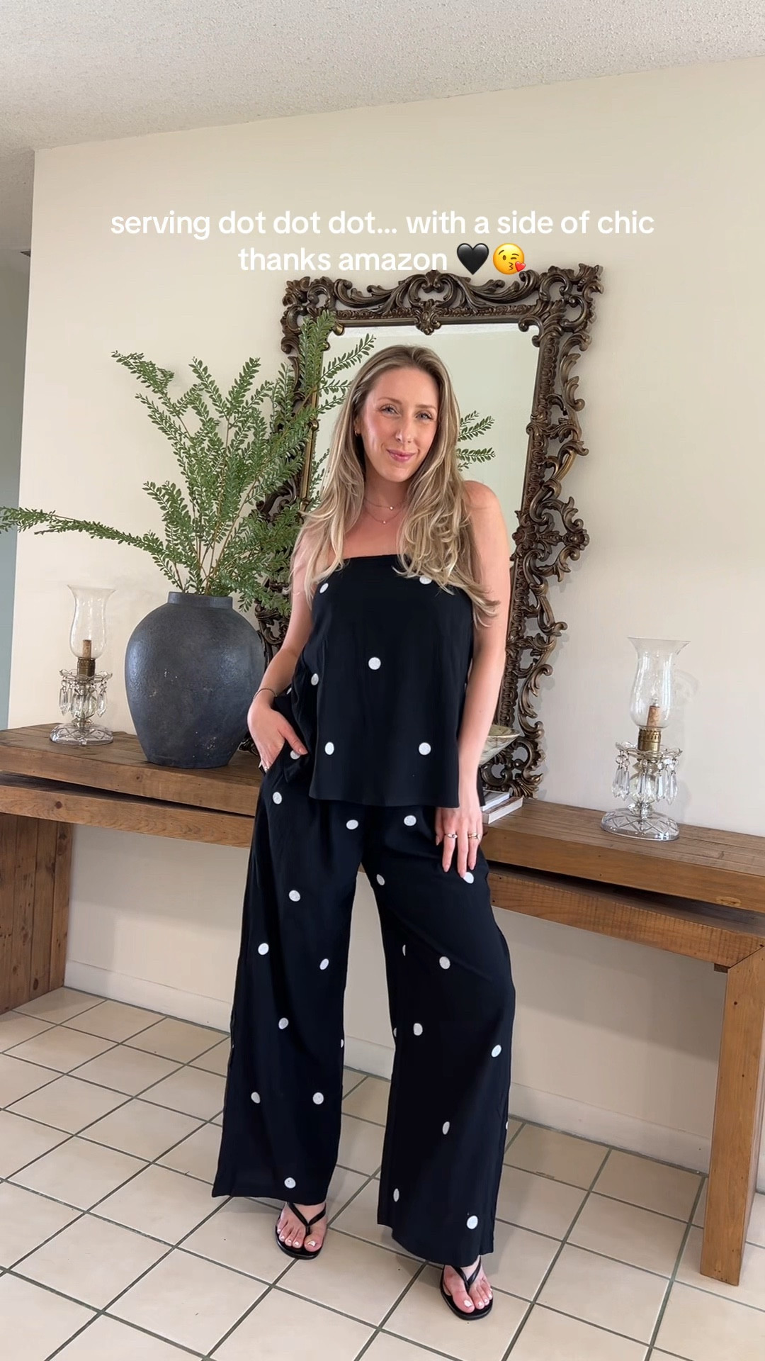 Two piece polka dot set 

#LTKSeasonal #LTKFindsUnder50