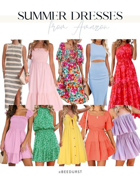 Summer dress from Amazon, summer dresses, summer outfit, spring outfit, floral dress, maxi dress, midi dress, Amazon fashion, country concert outfit, date night outfit, resort wear, vacation outfit, yellow dress, pink dress, festival outfit, beach outfit

#LTKFindsUnder50 #LTKSeasonal #LTKStyleTip