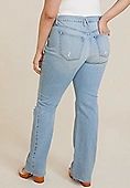 Plus Size Goldie Blues™ Light Curvy High Rise Cheeky Slim Boot Jean | Maurices
