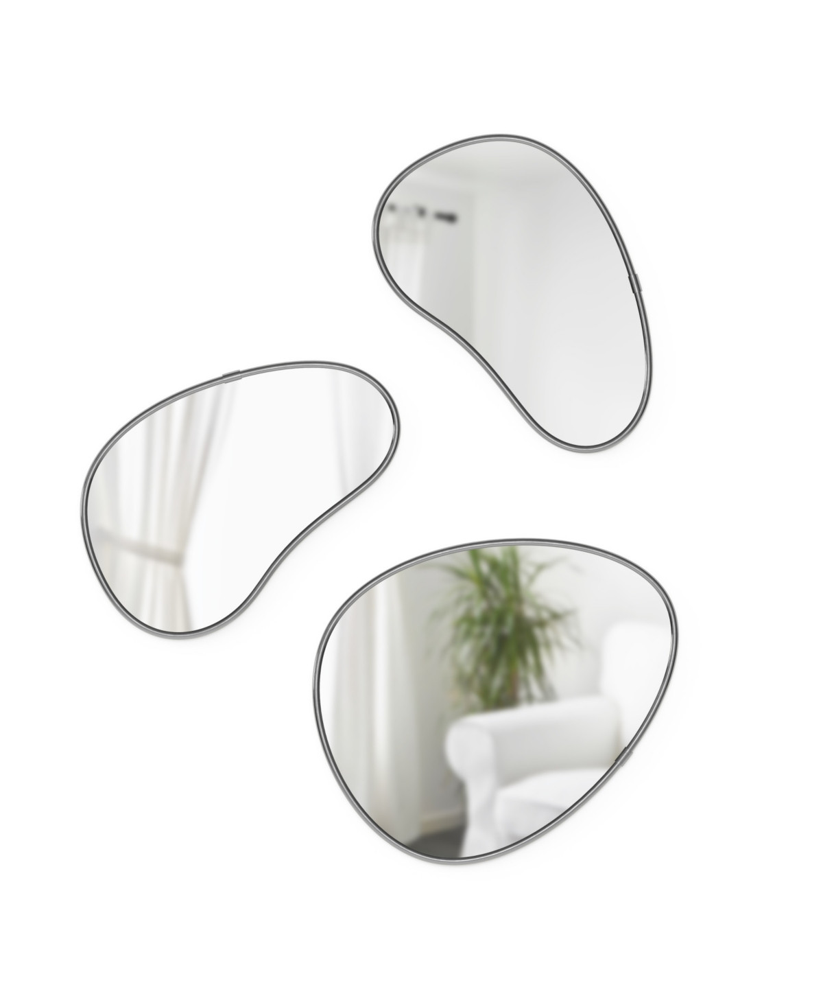 Umbra Hubba Pebble Mirrors, Set of 3 | Macys (US)