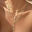 FAXHION 5PCS 14k Gold Plated Cross Necklaces for Women, Pendant Stacked Layered Diamond Y Long Bo... | Amazon (US)