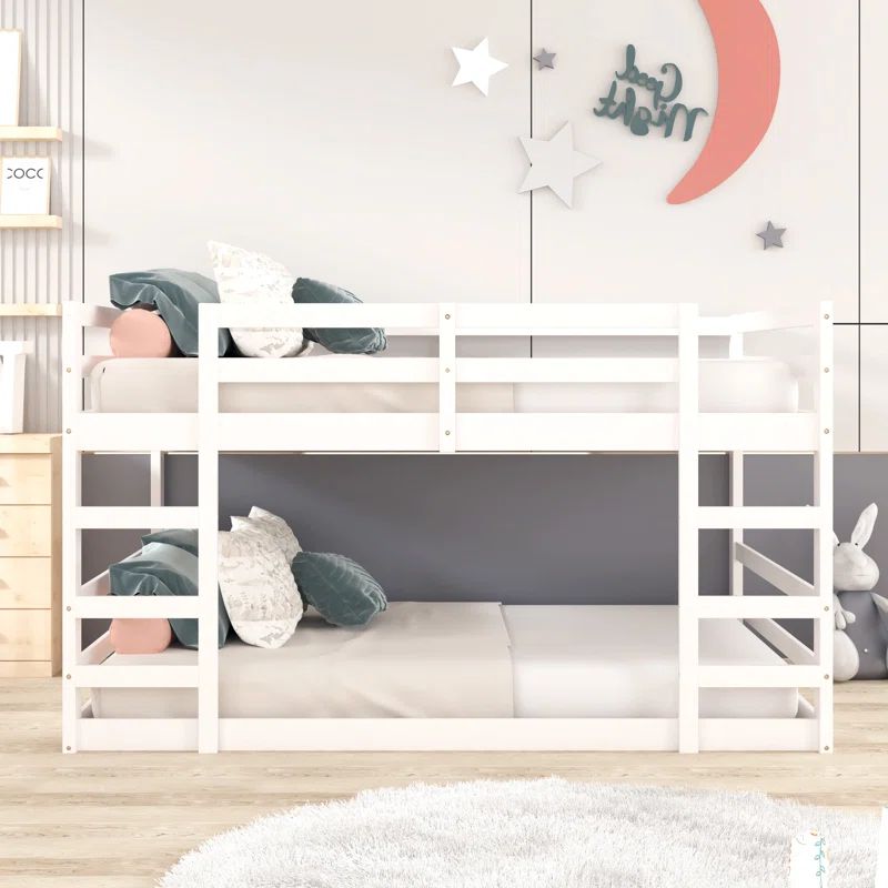 Erly Twin Over Twin Standard Bunk Bed by Harriet Bee | Wayfair North America