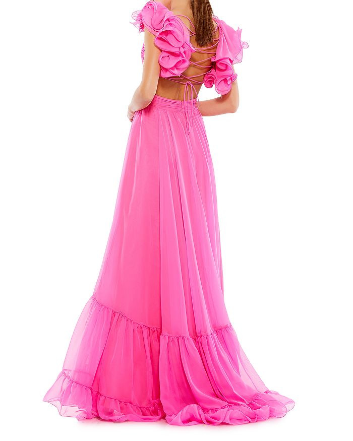 Rosette Chiffon Gown | Bloomingdale's (US)