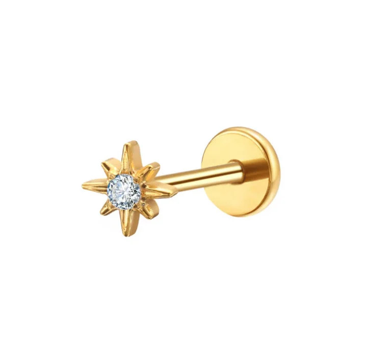 Starburst Flat Back | Pierced by Ash Design