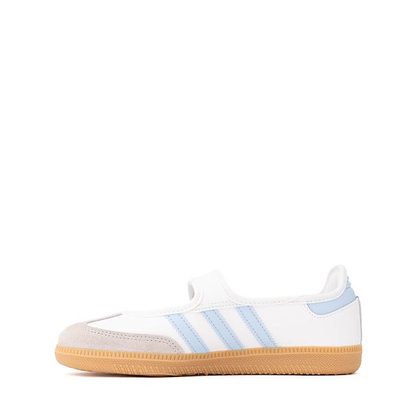 adidas Samba Jane Athletic Shoe - Big Kid - Cloud White / Clear Sky / Gum | Journeys