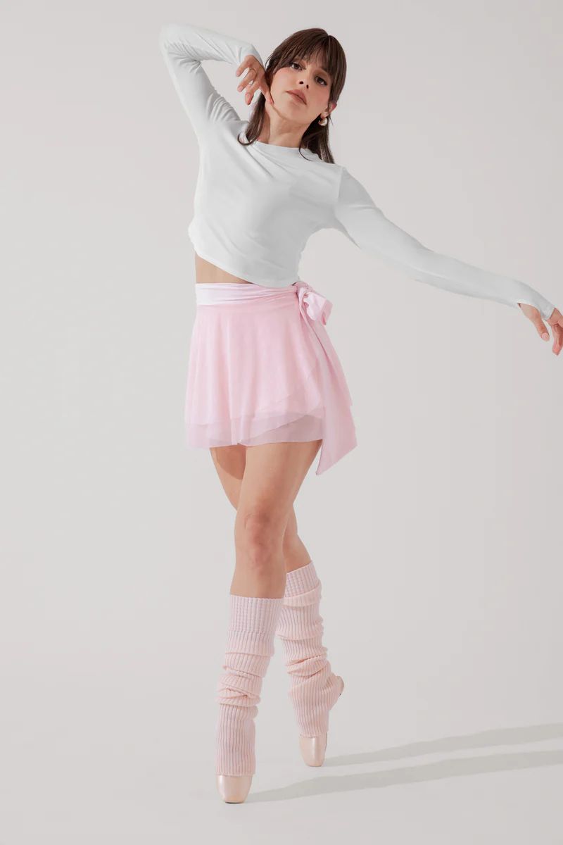 Juliet Wrap Skort - Petal Pink | POPFLEX