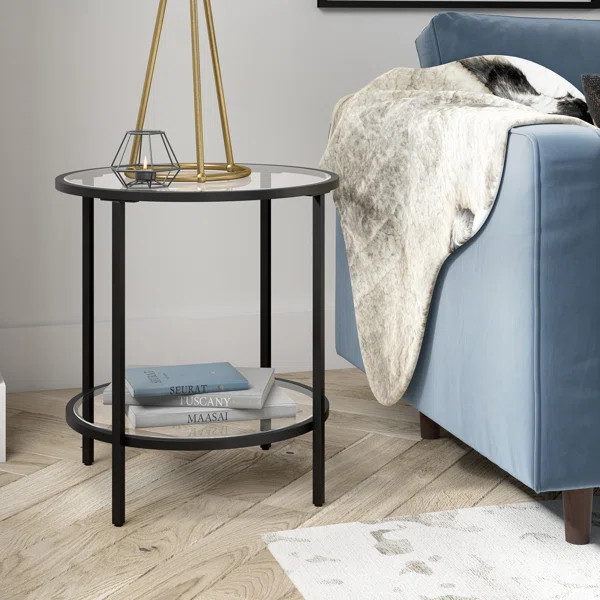 Ceno Glass Top End Table | Wayfair North America