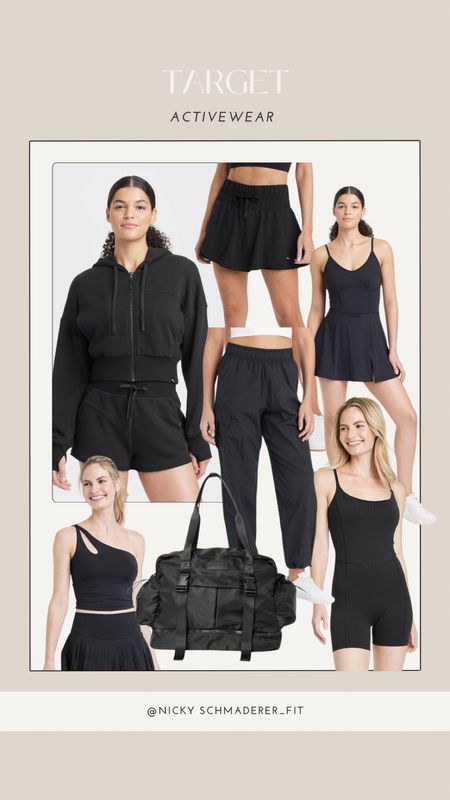 Target Activewear — all black moment 

#LTKActive #LTKfitness