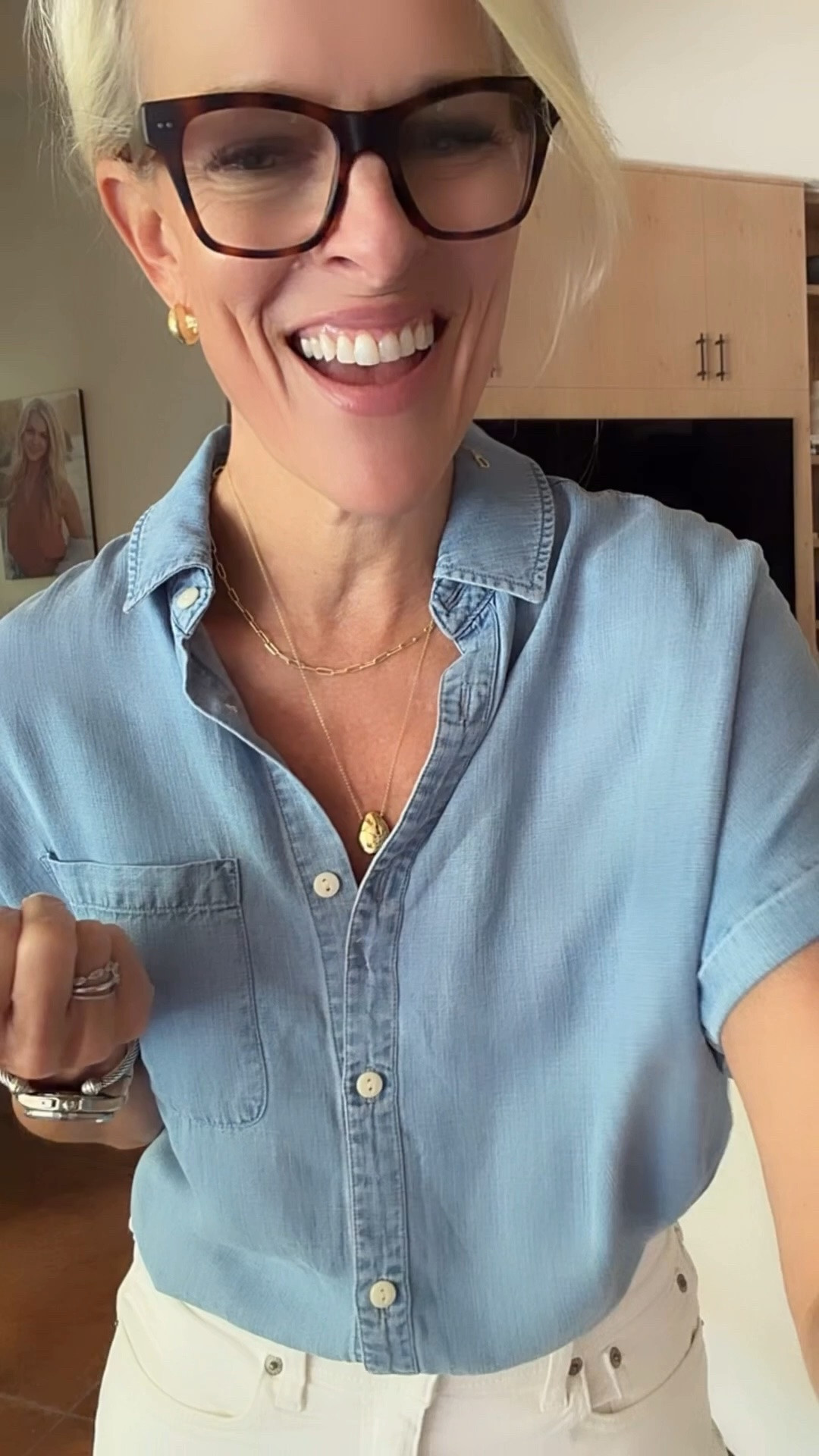 Love Ana Luisa jewelry 
Dipped in 14k gold’s, won’t tarnish, two year warranty ￼

My pendant is medium sized one 

@analuisa #sponsored

#LTKOver40 #LTKdayinmylife #LTKTravel