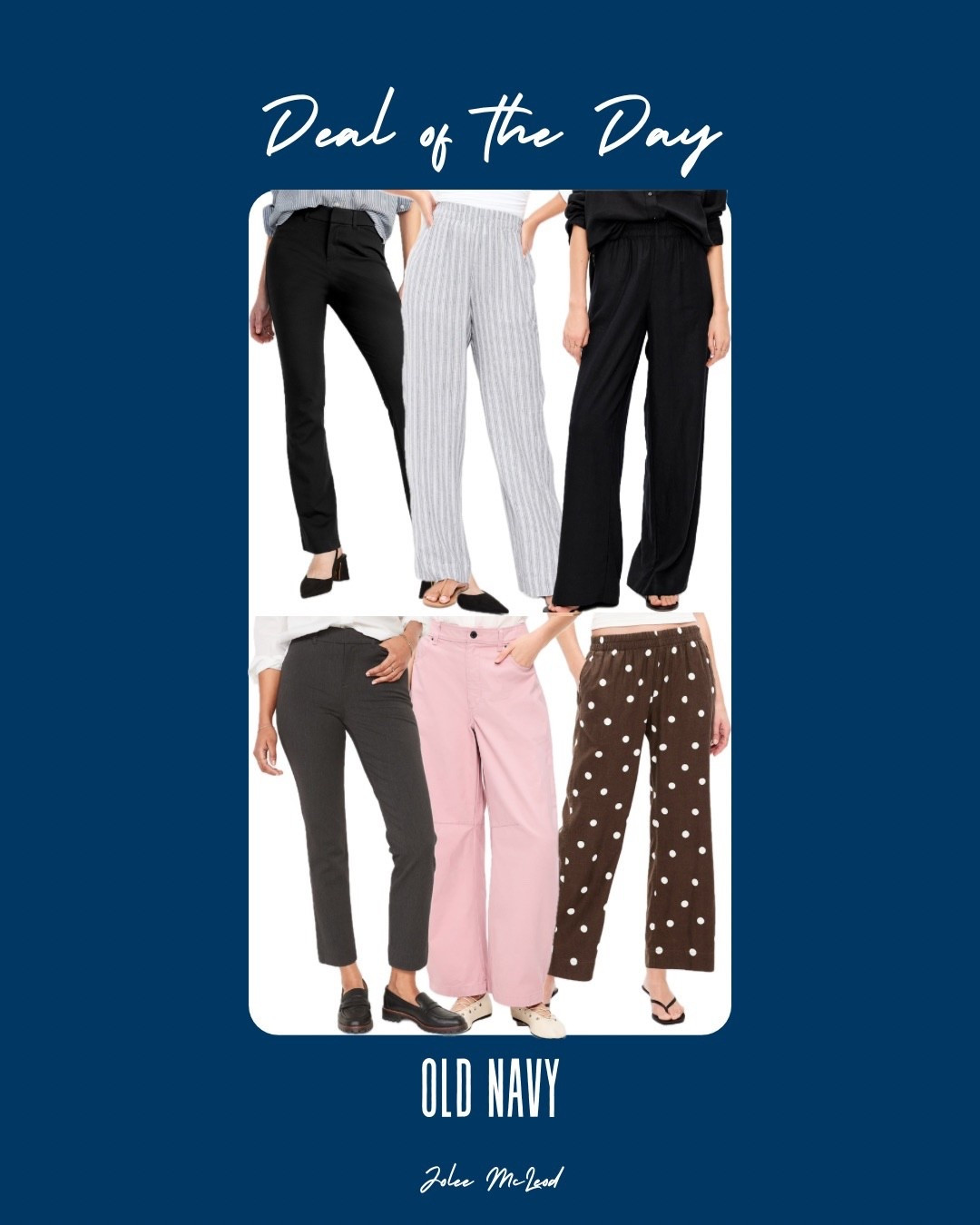 Deal alert!  50% off pants at Old Navy  

#LTKWorkwear #LTKOver40 #LTKSaleAlert