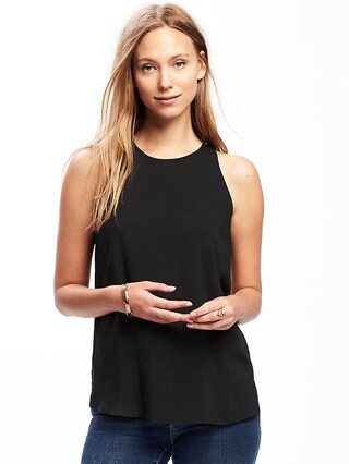 Relaxed High-Neck Tank for Women | Old Navy US
