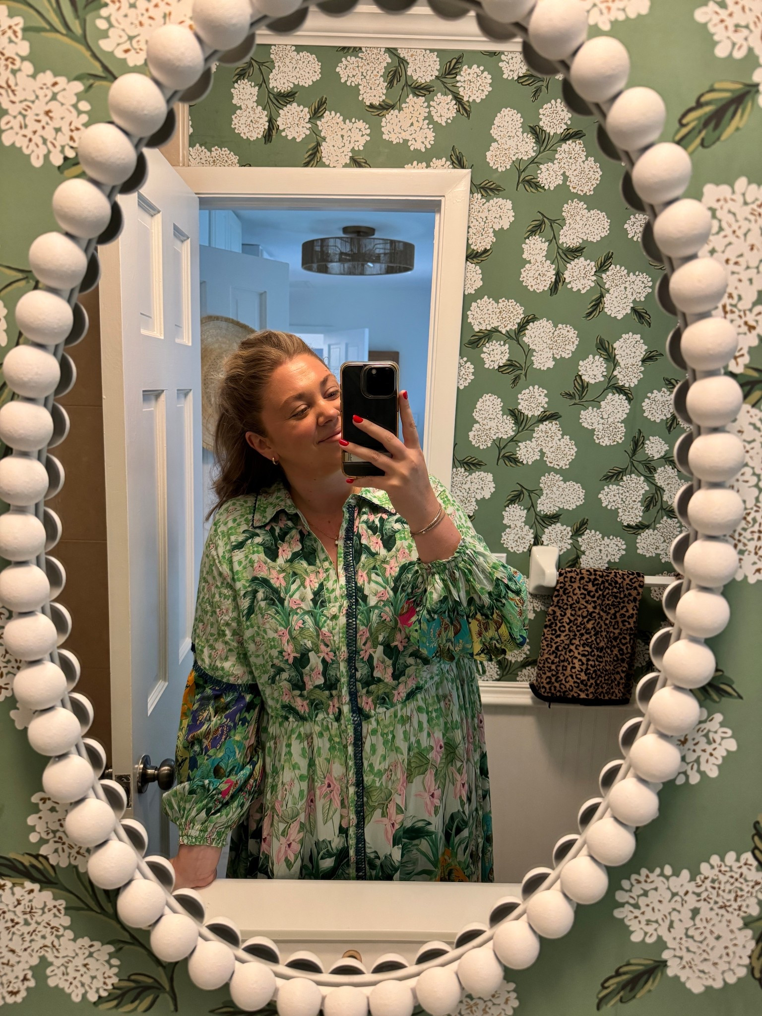 My favorite wallpaper and bathroom mirror are on sale! 

#LTKHome #LTKCyberWeek