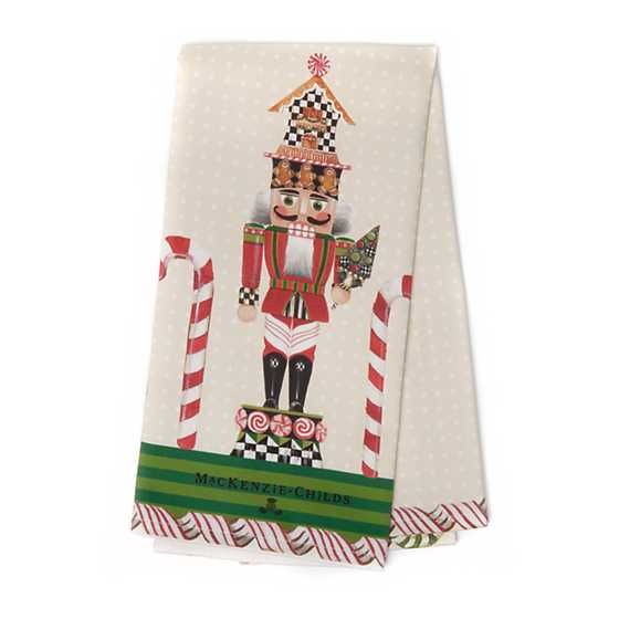 Gingerbread Nutcracker Dish Towel | MacKenzie-Childs