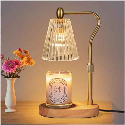 Candle Warmer Lamp - Candle Warmer Lamp with Timer and Dimmer Adjustable Height,Electric Wax Melt... | Amazon (US)