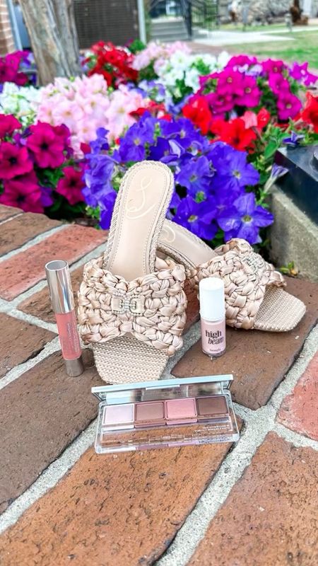 #ad 
The @belk Beauty Bash is here (March 21 -March31)!! My makeup needed a spring refresh and I found the prettiest things to add to my collection.

This Clinique eyeshadow quad has shades that are light pinky brown tones. 

The highlighter I bought is from Benefit and offers a sun kissed slight glow.

I found a great moisturizing lip balm by Clinique in a shade that is slightly bronze and Carmel in color.

And of course I needed to grab these darling sandals by Sam Edelman. The heel height is perfect and the neutral color will go with everything. 

#sponsored #BelkAmbassador #GotItAtBelk #BelkBeauty #BelkBeautyBash #Beauty @belk

#LTKover40 #LTKbeauty #LTKVideo