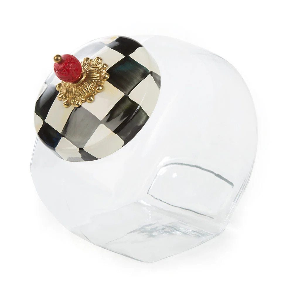 MacKenzie-Childs Courtly Check® Cookie Jar with Lid & Reviews | Wayfair | Wayfair North America