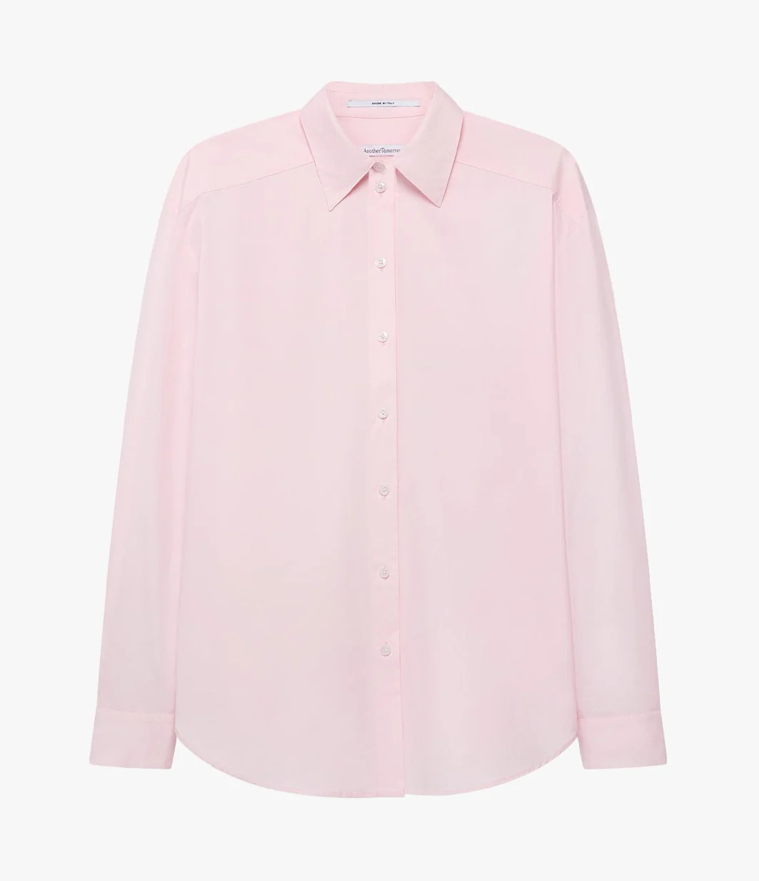 Pleat Back Poplin Shirt | Blush | AnotherTomorrow
