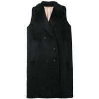 Nº21 oversized sleeveless coat - Noir | Topman FR
