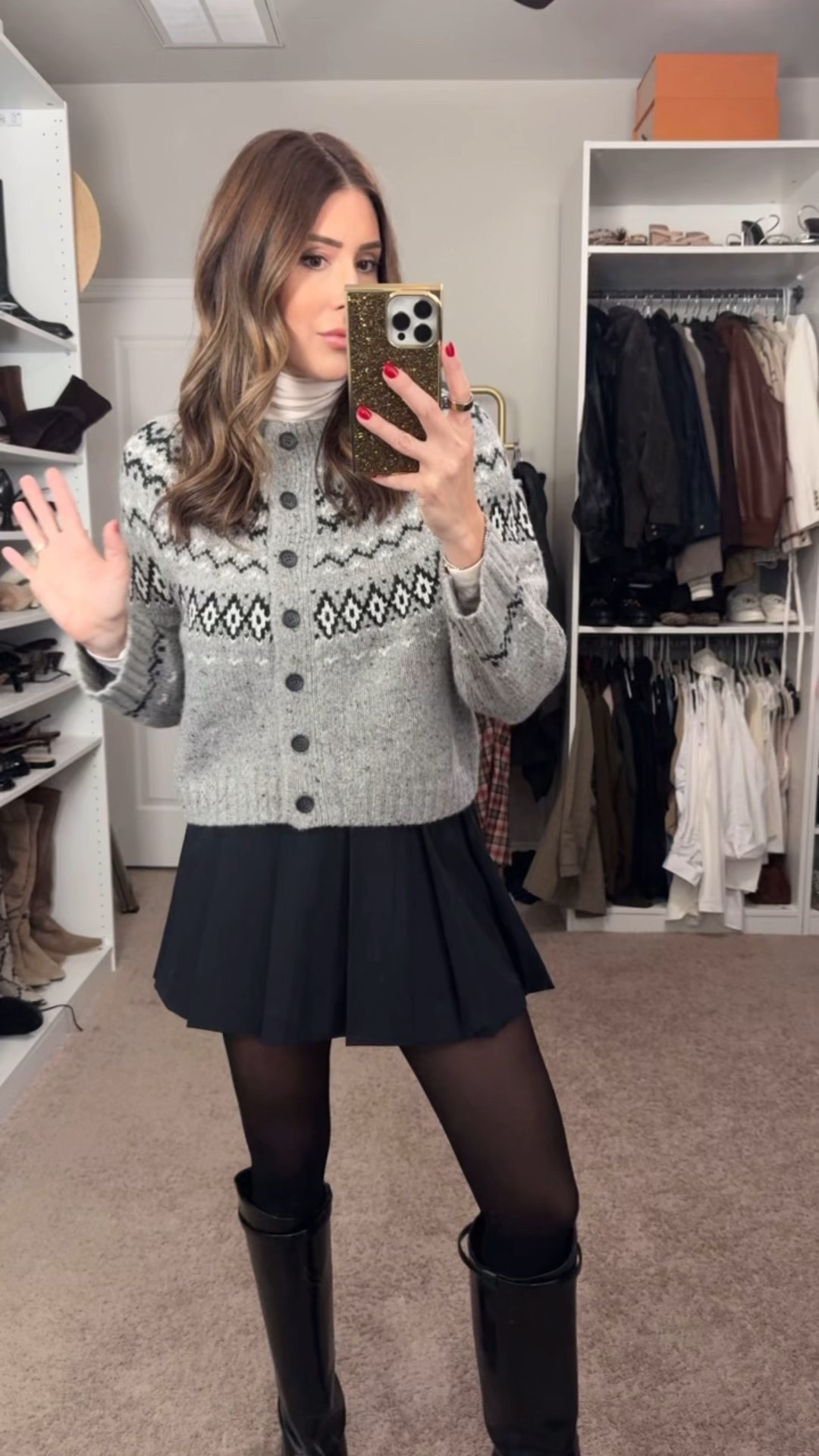 Small in sweater (50% off!)
Size 4 in skirt (50% off!)


#LTKSaleAlert #LTKCyberWeek #LTKFindsUnder100