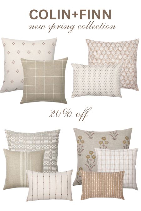SALE! I have curated my favorite pillow cover combinations from Colin and Finn’s new spring line! 20%off! Shop below

#pillowcover #livingroom #ad #ads #pillows #spring 

#LTKFind #LTKstyletip #LTKhome