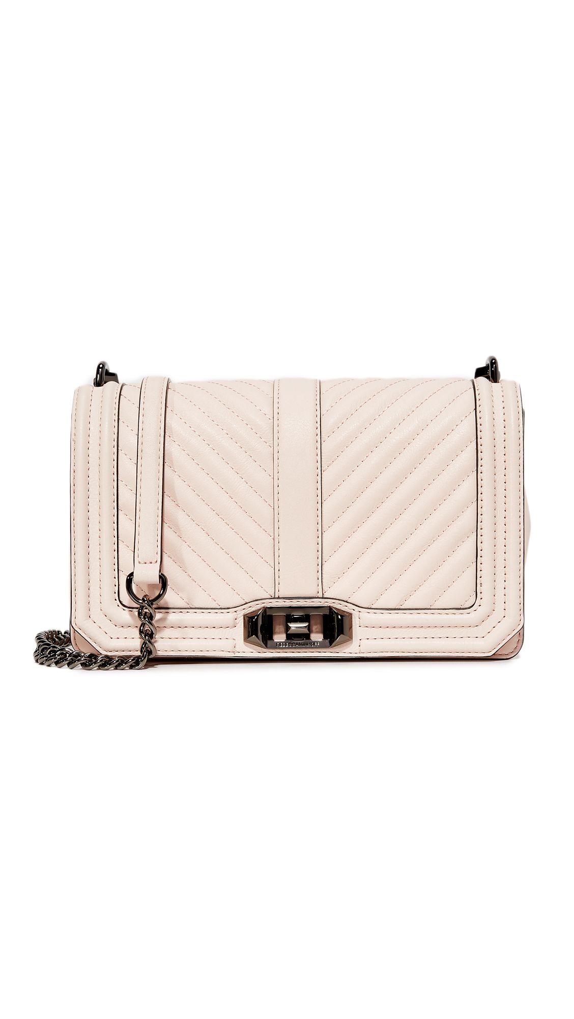 Chevron Quilted Love Cross Body Bag | Shopbop