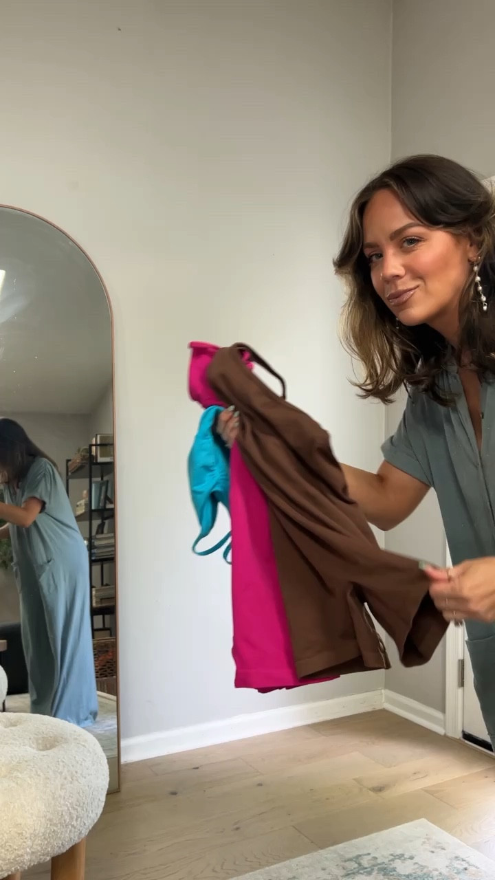 Amazon athleisure rompers in size XS all 3! Halter style does not have a built in bra  just psa! 

Summer amazon outfits, Amazon haul, travel outfit

#LTKunder50 #LTKtravel #LTKstyletip