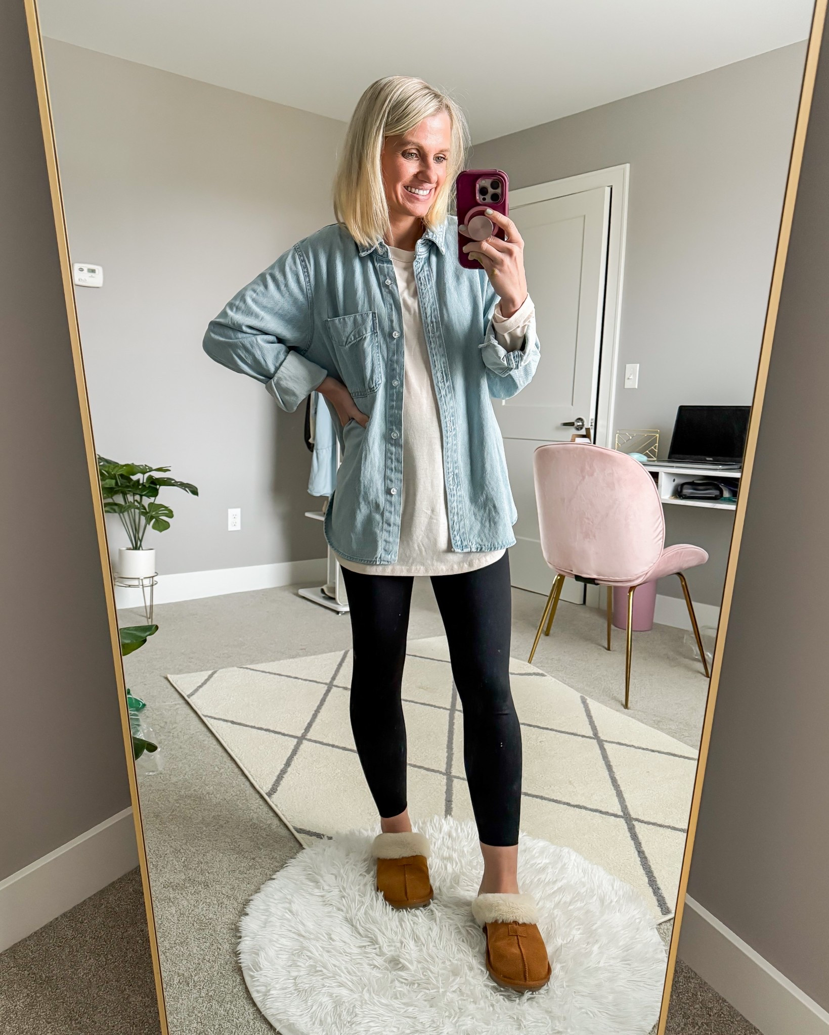 What I wore this week
Denim shirt- medium 
Leggings- small
Tunic- smalll

#LTKPetite #LTKSpringSale #LTKStyleTip