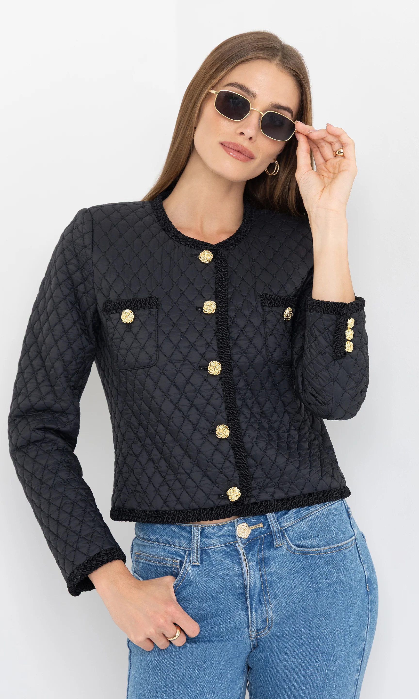 Everie Quilted Jacket M / Black | Generation Love